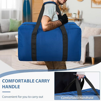 Travel Duffle Bag, 70L Gear Bag for Men and Women, Storage Bag Ideal for Overnight Camping and Weekend Getaways, Dark Blue