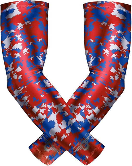 Bucwild Sports Baseball Arm Sleeve - Youth & Adult 1 Pair - Football Basketball Cycling Tennis