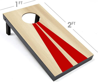 GoSports 2 ft x1 ft Portable Size Cornhole - Choose Classic or Wood Designs - Game Set with 6 Bean Bags - Great for Indoor & Outdoor Play