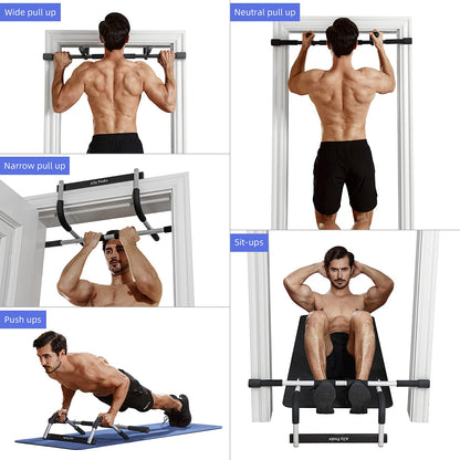 ALLY PEAKS Pull Up Bar Thickened Steel Pipe Super Heavy Duty Steel Frame Upper Workout Bar|