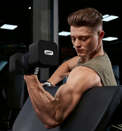 15LB 20LB 40LB 50LB Adjustable Dumbbell Set Free Weights Dumbbells Set for Women Men Hand Weights Sets Adjust Dumbbell Weight Sets for Home Gym Exercise Workout Strength Training Equipments