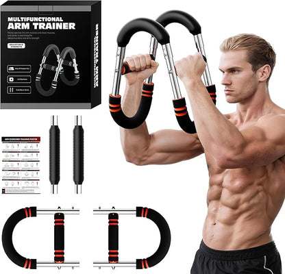 Twister Arm Trainer for Men - Adjustable 3-Level Resistance (60-110 lbs) Chest Exerciser, Arm Trainer & Home Gym Workout Equipment for Biceps, Triceps, Shoulders & Chest