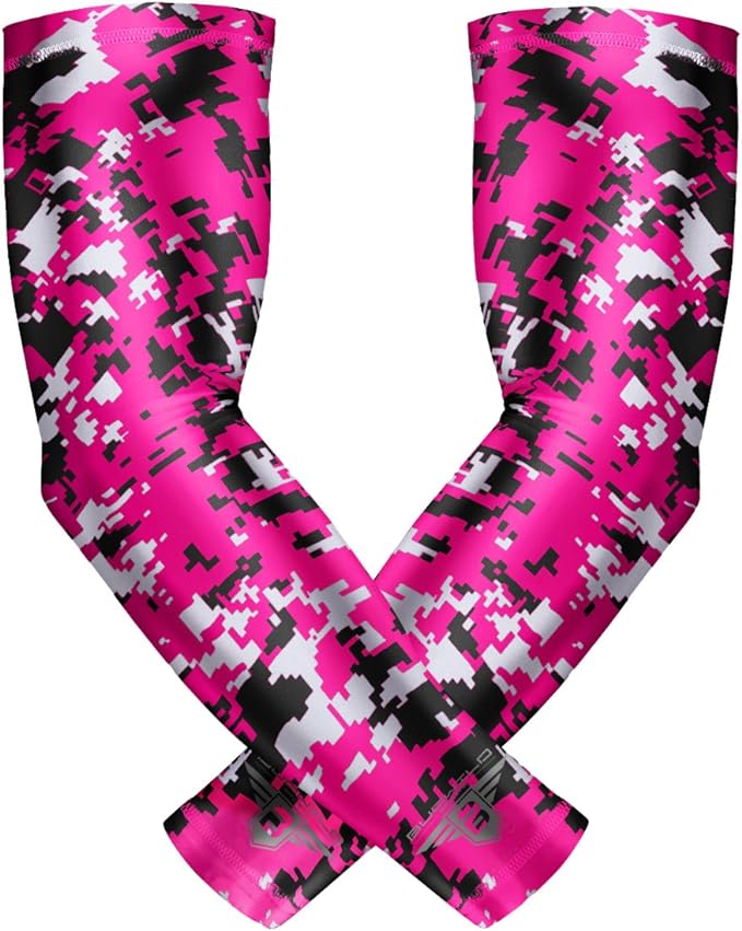 Bucwild Sports Baseball Arm Sleeve - Youth & Adult 1 Pair - Football Basketball Cycling Tennis