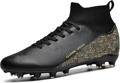 Mens Soccer Shoes Womens Indoor Outdoor Football Cleats Unisex Baseball Turf Shoe Youth Rugby Adult AG FG TF Football Boots Wide Training Sneaker
