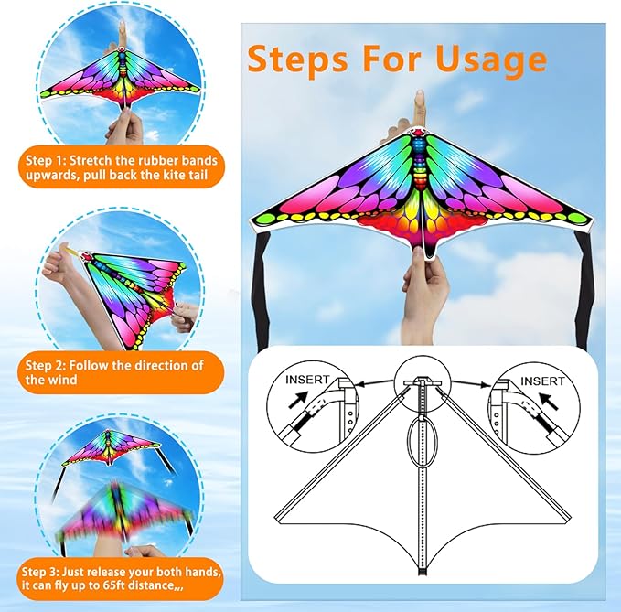 8 Pack Mini Kites for Boys Girls 3-5 6 7 8 Gift & Party Favors, Finger Launcher Kites Easy to Fly Ejection Kite for Kids Teens Ages 4-18 Beach Park Backyard Outdoor Sports Flying Toys