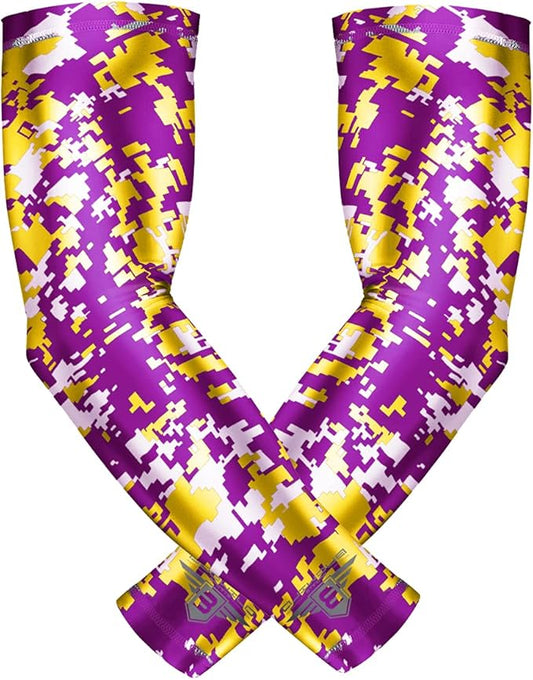 Bucwild Sports Baseball Arm Sleeve - Youth & Adult 1 Pair - Football Basketball Cycling Tennis