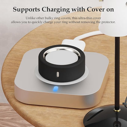 15 Pack Cover Compatible with Oura Ring Gen 4/Gen 3 Horizon/Gen 3 Heritage, Anti-Scratch Silicone Case for Oura Ring Protector for Women Men Working Out Gym, Support Charging with Cover on