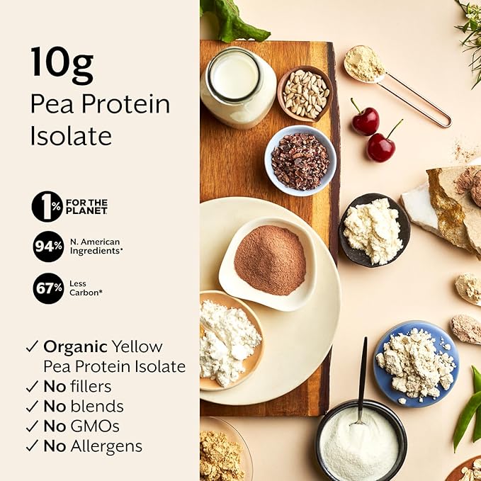 Promix Nutrition Vegan Protein Puff Bars | High Protein, Low Calorie Marshmallow Crispy Treat | Kosher, Soy Free - French Vanilla