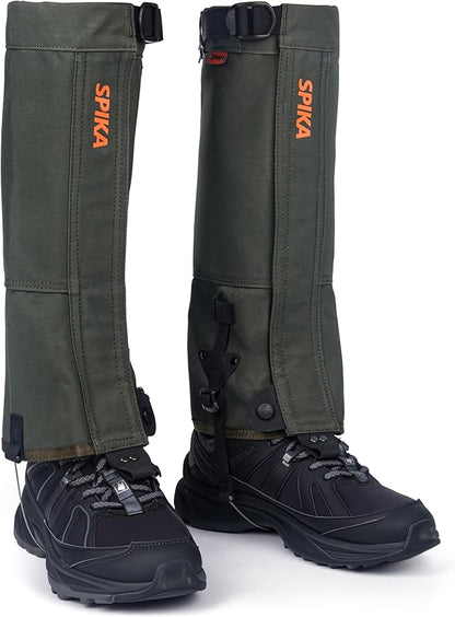 SPIKA Strike Snake Gaiters, Waterproof Snake Chaps for Hunting, Adjustable and Snake Resistent Leg Protective for Outdoors Hiking