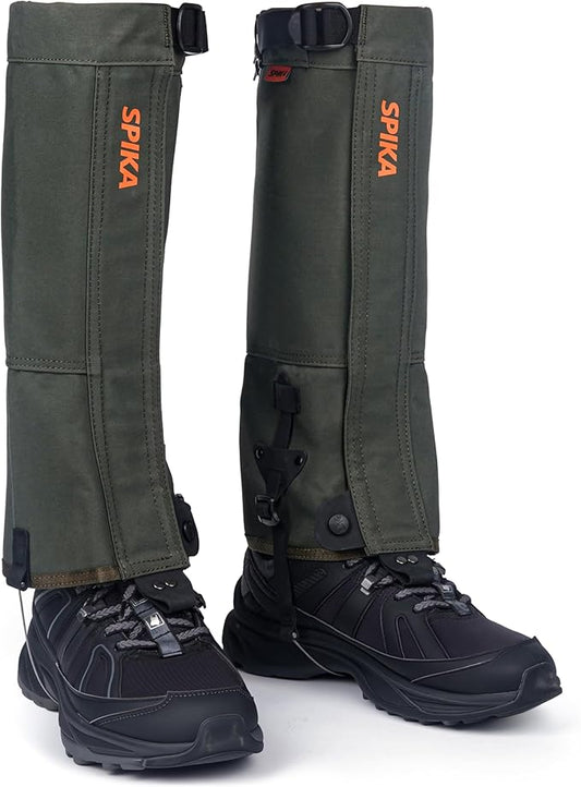 SPIKA Strike Snake Gaiters, Waterproof Snake Chaps for Hunting, Adjustable and Snake Resistent Leg Protective for Outdoors Hiking