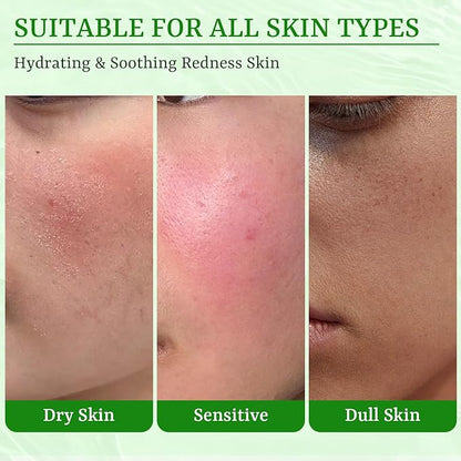 Aloe Vera Face Masks Skincare Soothing Face Mask Hydrating Face Masks Aloe Face Mask for Sensitive Skin, Acne, After Sun Care, Moisturizing Face Sheet Mask, Calming, Refreshing,10 Pack