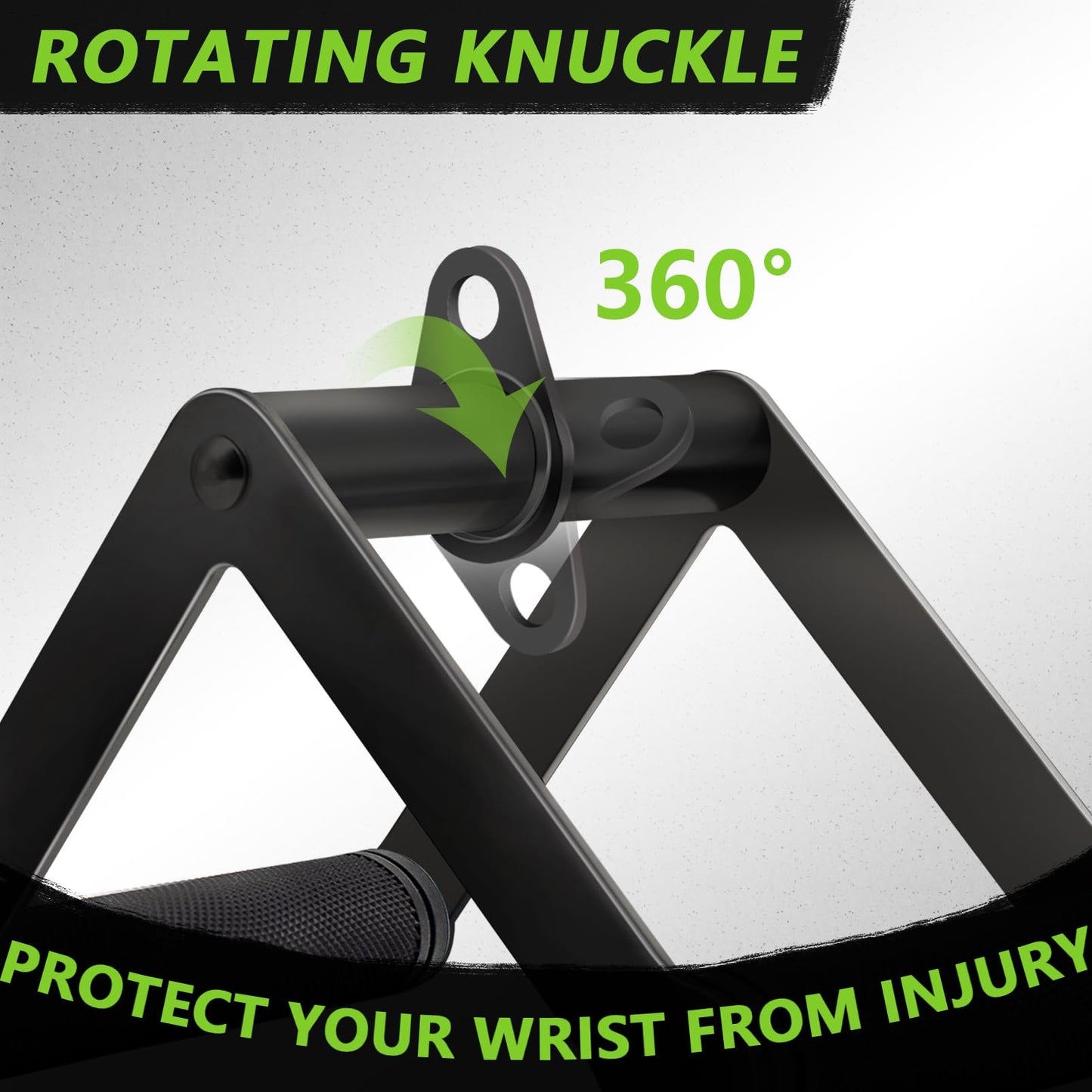 Howffite Double D Row Handle Cable Attachment V Bar Attachment LAT Pull Down Attachments Tricep