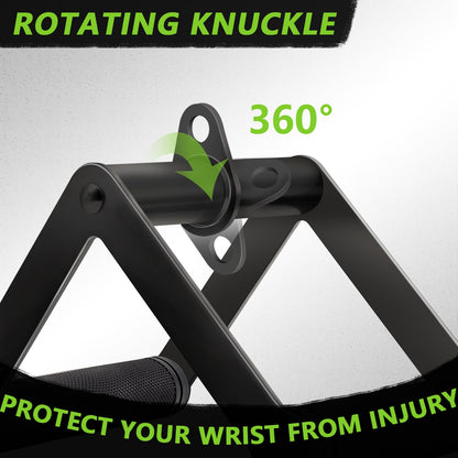 Howffite Double D Row Handle Cable Attachment V Bar Attachment LAT Pull Down Attachments Tricep