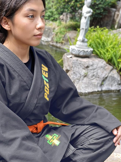 Kids Brazilian Jiu Jitsu Gi For Kids BJJ Gi Youth Grappling Kimonos Preshrunk Lightweight Martial Arts Uniform