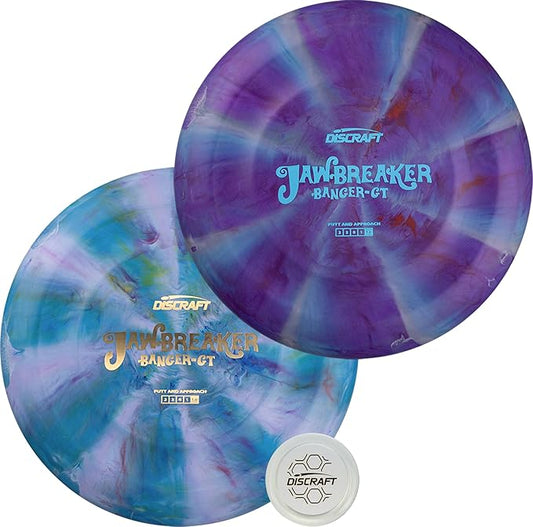 Discraft Jawbreaker Banger GT 2-Pack | Premium Putter Set in Updated Jawbreaker Plastic - Varied
