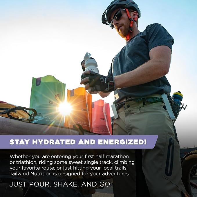 Tailwind Nutrition Endurance Fuel, Carbohydrate & Electrolyte Sports Drink Mix Powder, Gluten-Free, Vegan, Naked Unflavored, 50 Servings