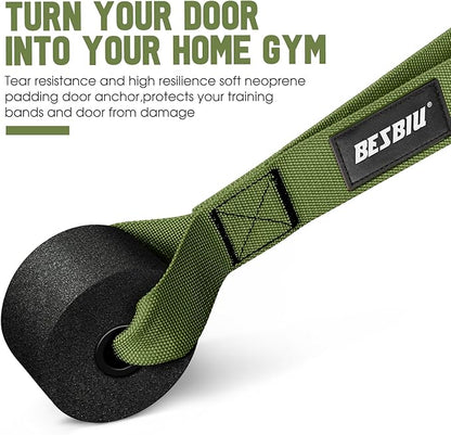 Heavy Resistance Bands for Working Out, 300lbs/360lb/420lb Exercise Bands Workout Bands with Handles, Door Anchor, Ankle Straps, Home Gym Workout Equipment for Men Fitness Strength Training Stretching