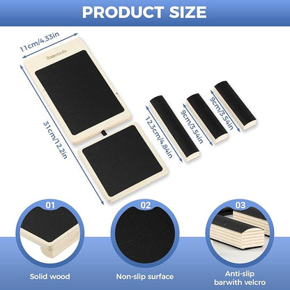 Ankle Board, Foot Strengthener, Axis Board, Single Leg Balance Board, Blackboard Foot Trainer,for Stability Exercise, Physical Therapy, Ankle Rehab,Strengthening Equipment