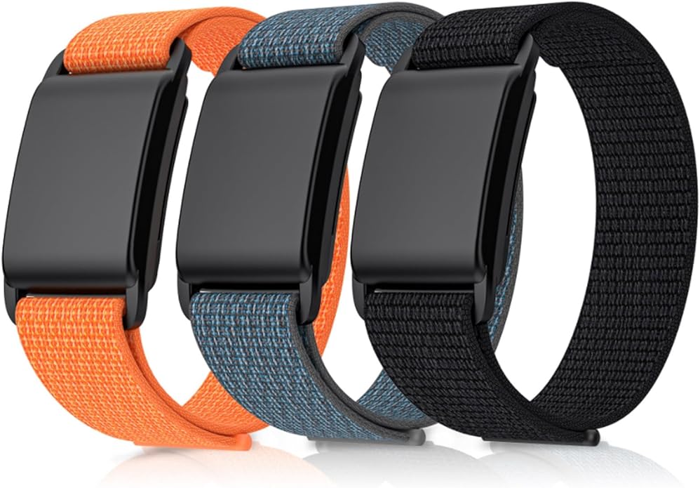 Nylon Sport Loop Wristband Compatible with Whoop 4.0 for Women Men, Soft Adjustable Breathable Replacement Bands for Whoop 3.0/4.0 Durable Sleep, Wearable Health, Fitness & Activity Tracker