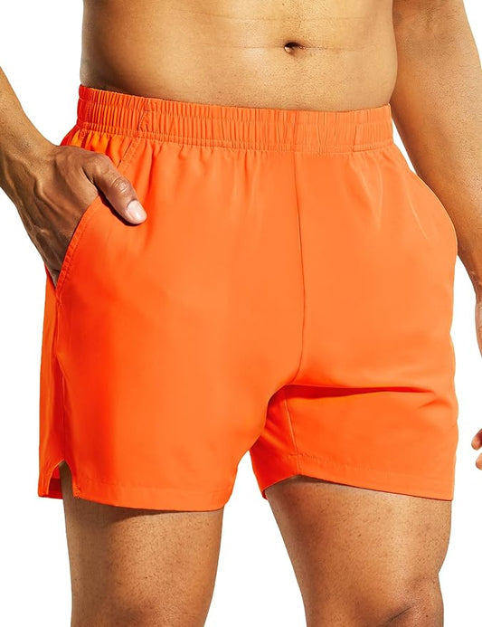 Nepest Men's 5?™â€?Athletic Running Shorts with Pockets, Lightweight Quick Dry Gym Workout Training