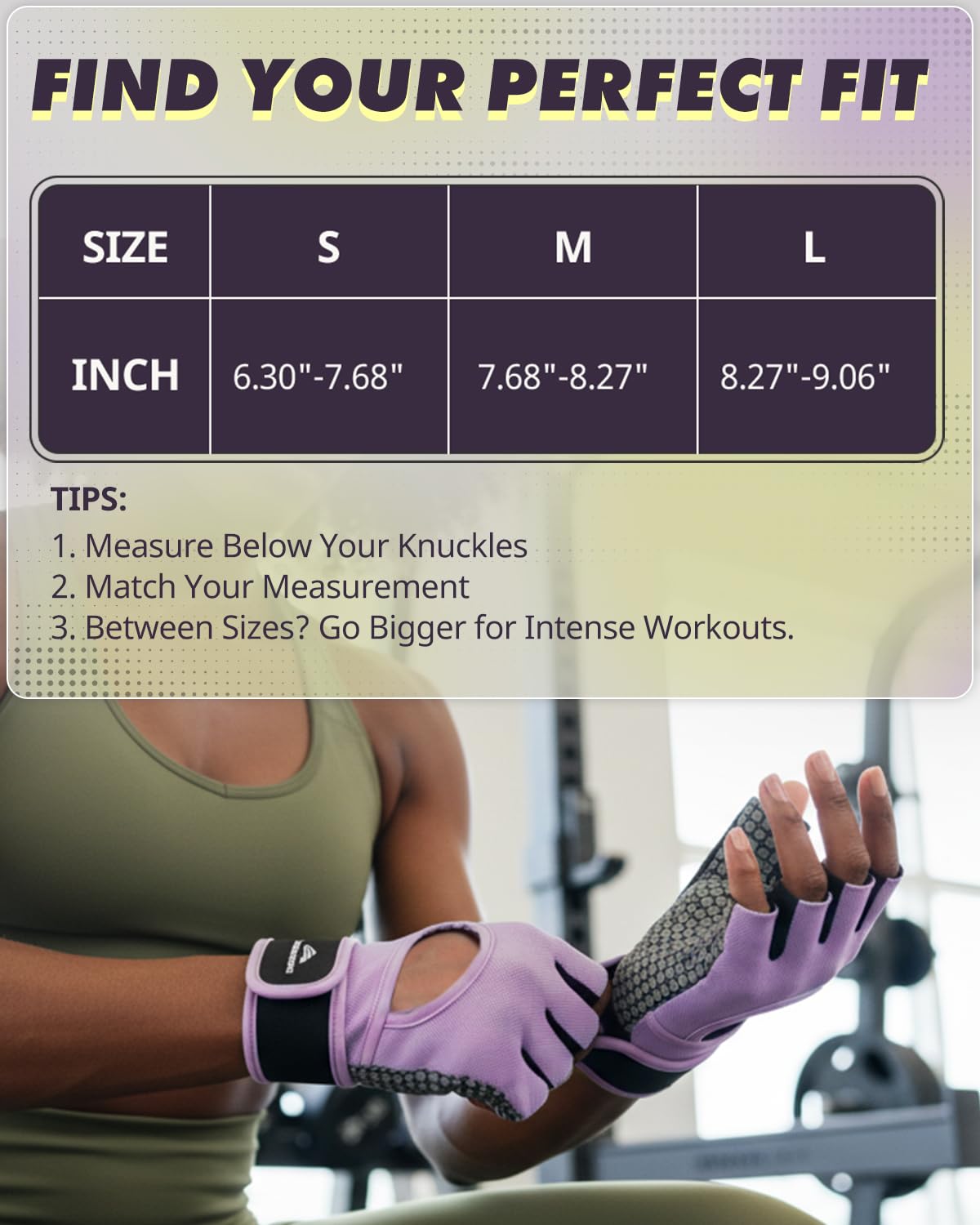 Trideer Weight Lifting Gloves for Women & Men, Wrist Support & Padded Palm