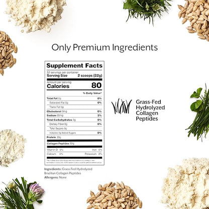 ProMix Nutrition Collagen Peptides, Unflavored - Hydrolyzed Collagen Protein Promotes Healthy Skin, Bones, Joints & Recovery Support - Add to Shakes, Smoothies, Beverages - 2.5 Pound