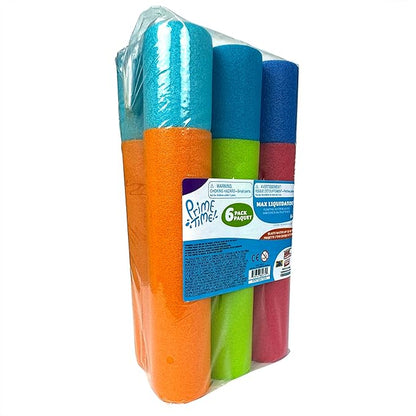 6-Pack Water Blaster Set, Multicolor