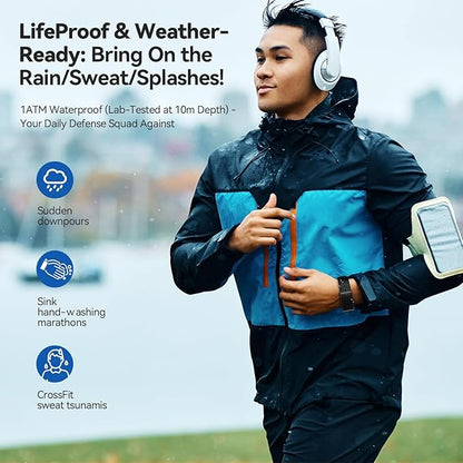 Smart Bracelet, Wearable Activity & Fitness Tracker Band, 24H Sleep Tracker, All-Day Continuous Heart Rate Blood Pressure Stress HRV Monitor, 173 Sport Modes Smart Wristband with Free APP Black