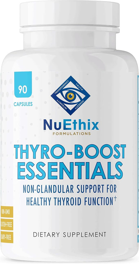 NuEthix Formulations Thyro-Boost Essentials, Non-Glandular Support to Assist with Optimal Thyroid