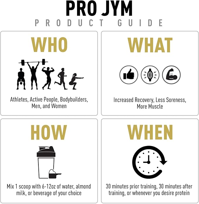 JYM Supplement Science Pro JYM Natural Chocolate Brownie Protein Powder Blend - Whey Protein Isolate, Casein, & Milk Protein Isolate, for Men & Women Recovery Shakes, 22 Servings
