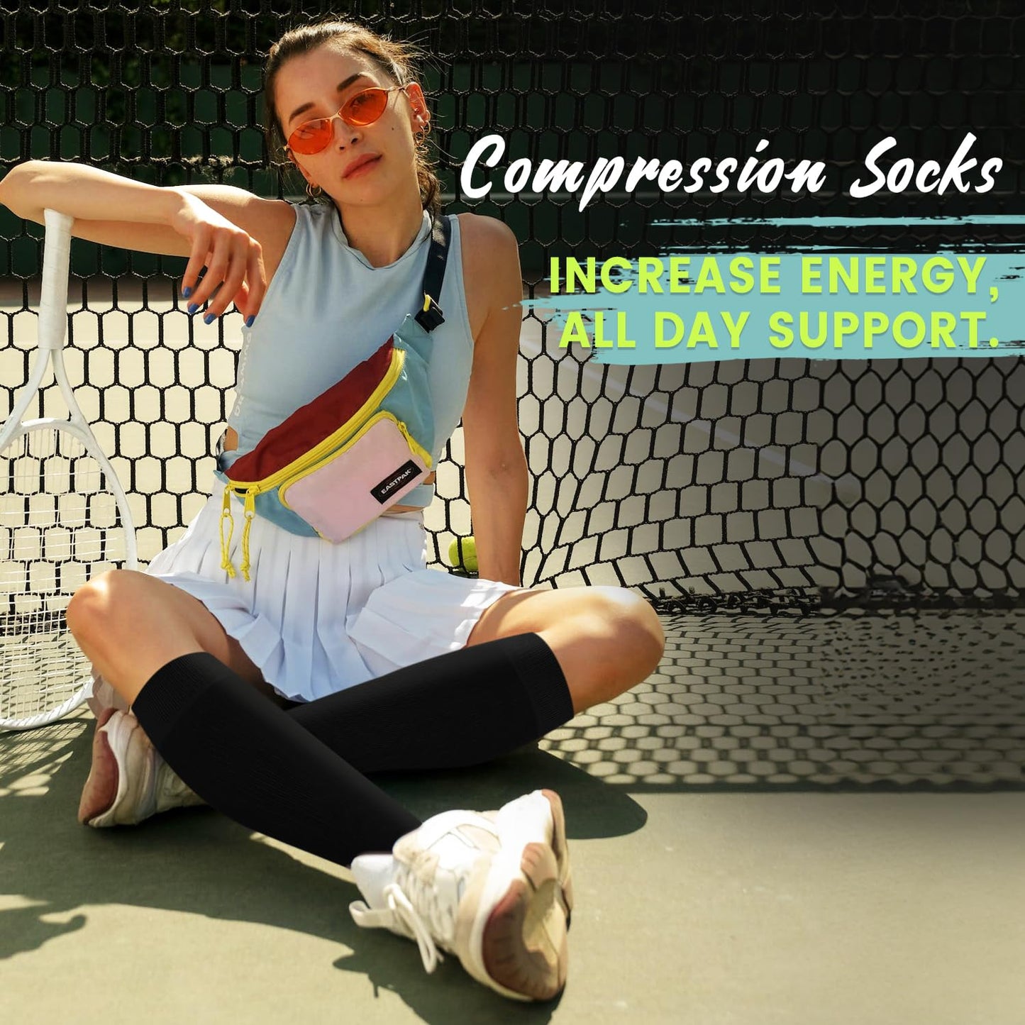 Copper Compression Socks 15-20 mmHg for Men & Women 8 Pairs – Circulation Support for Nurses