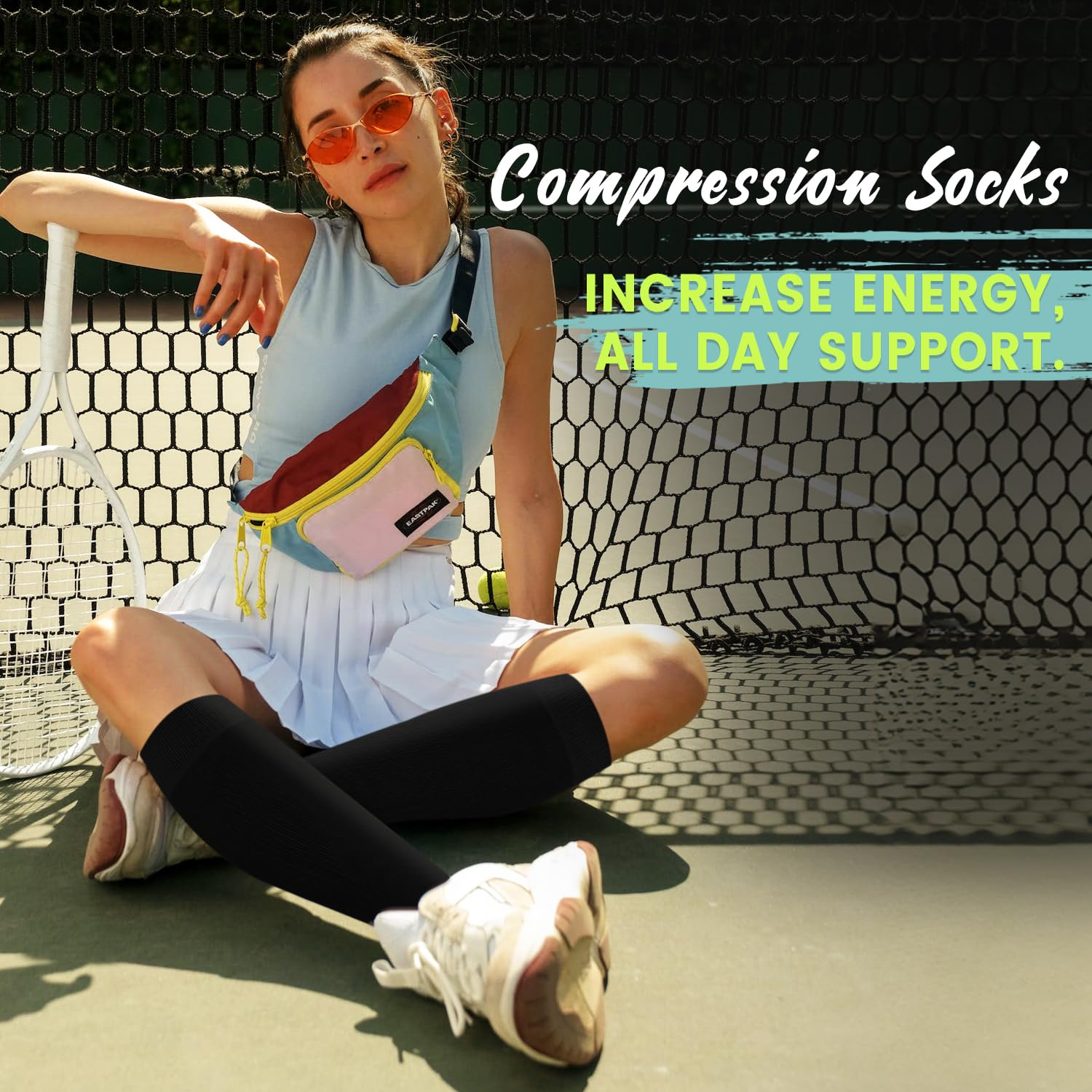 Copper Compression Socks 15-20 mmHg for Men & Women 8 Pairs – Circulation Support for Nurses
