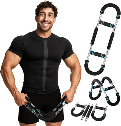 Twister Arm Trainer, 60-110lb Adjustable Chest Workout Equipment, Clip Muscle Trainer for Men&Women, Beginners or Professional, Portable Home Gym Exercise Machine for Arm Strength Training