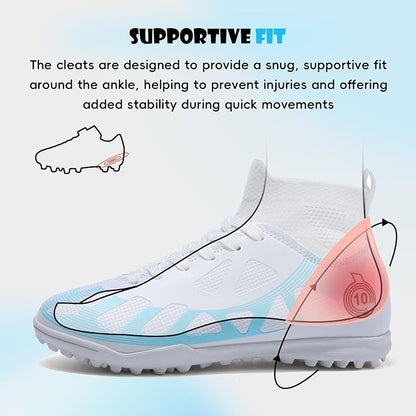 Soccer Cleats Kids Boys Girls Athletic Outdoor Football Shoes