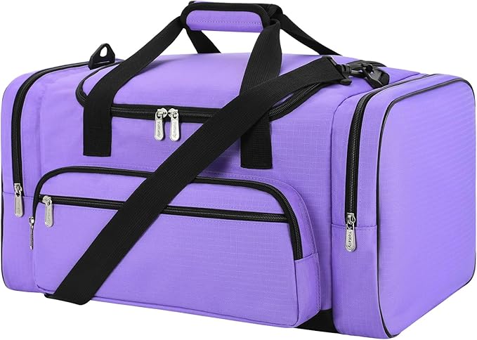 Sports Duffel Bag 20 inch for Travel Gym - Purple