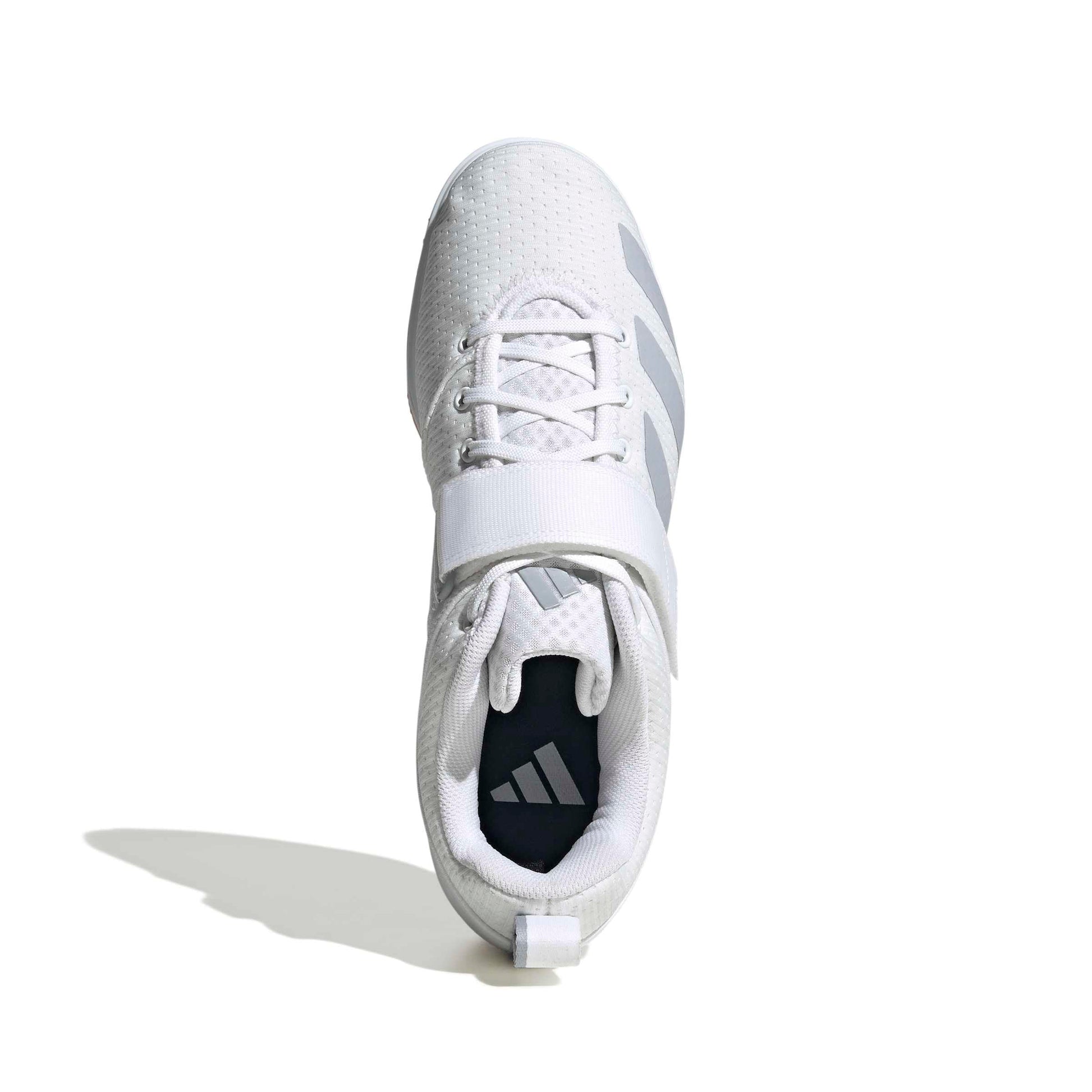 adidas Unisex-Adult Powerlift 5 Weightlifting, White/Halo Silver/Black, 9