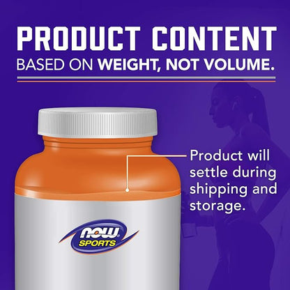 NOW Sports Nutrition, Creatine Monohydrate Powder, Mass Building*/Energy Production*, 21.2-Ounce (Pack of 5)