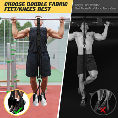 Ayombo Pull Up Assistance Bands, Resistance Bands for Pull Up Bar Workout, Adjustable Heavy Duty
