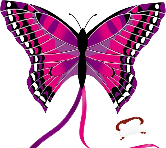 TOY Life Kites for Kids Ages 4-8 8-12, Large Butterfly Kites for Adults and Toddlers Age 3-5, Outdoor Toy Games Beach Kite Easy to Fly for Girls Boys