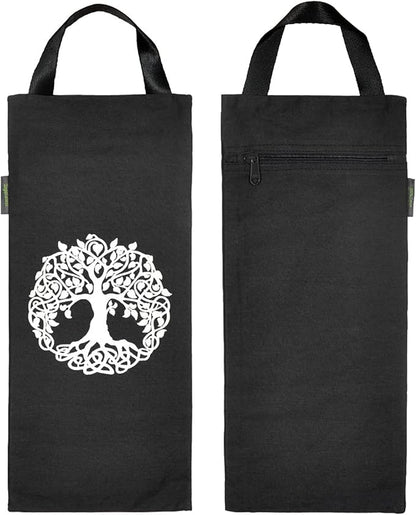 Yoga Sand Bag, Cotton Unfilled for Yogas, Weights & Resistance Training, Portable Weightlifting Sandbag