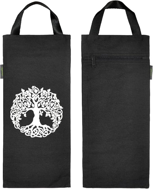 Yoga Sand Bag, Cotton Unfilled for Yogas, Weights & Resistance Training, Portable Weightlifting Sandbag