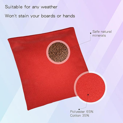 Set of 8 Regulation Cornhole Bags Double Sided, Weather Resistant Bean Bags for Cornhole Toss Game, Corn Hole Beans Bags with Tote Bag