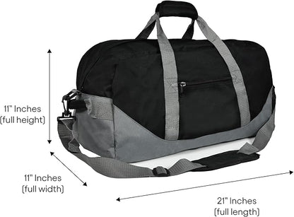 21" Large Duffle Bag with Adjustable Strap