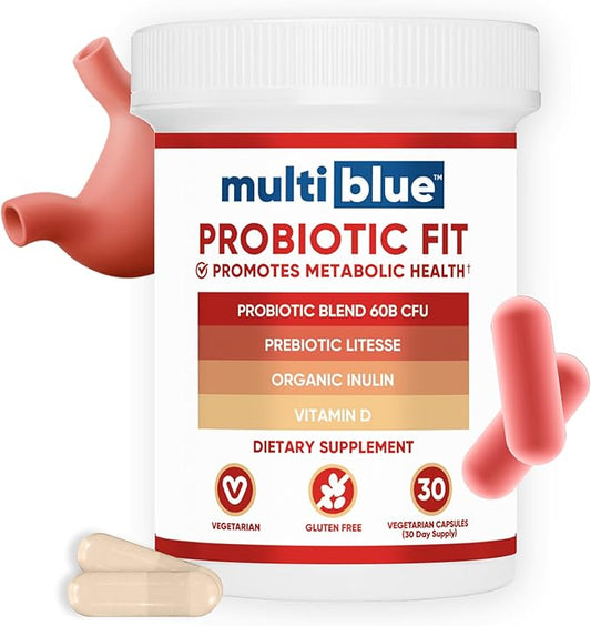 Probiotic Fit for Men & Women, Bifidobacterium Lactis B-420, Digestive & Gut Health, 60 Billion