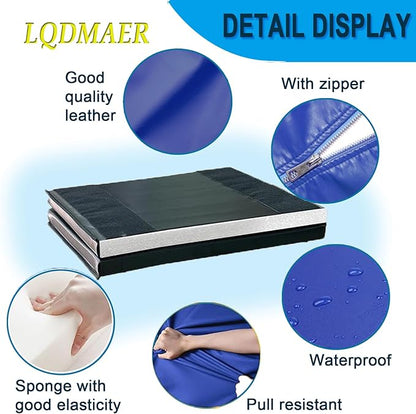 Basketball Wall Panels, 2" Thick Wall Pads for Gym, Gym Wall Padding with Waterproof Leather, Anti Collision Padded Foam Mat Protection for Kids Basketball Hoops