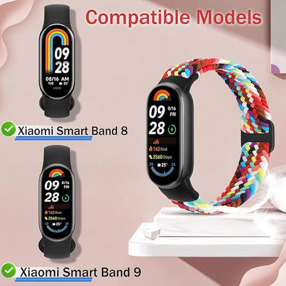 Braided Bands Compatible with Xiaomi Smart Band 10 9 8 Straps for Women Men