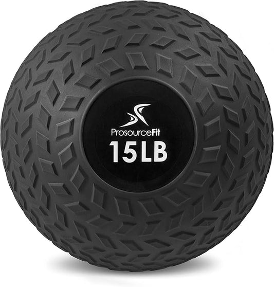 ProsourceFit Slam Medicine Balls 5, 10, 15, 20, 25, 30, 50lbs Smooth and Tread Textured Grip Dead