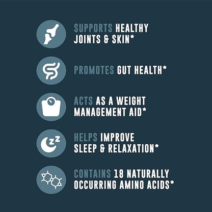 Bone Broth Protein Powder ??Pure Grass-Fed Beef Bone Broth, Unflavored with Natural Collagen, Glucosamine & Gelatin ??Paleo & Keto-Friendly, Non-GMO, Dairy-Free for Gut Health & Joint Support 32oz
