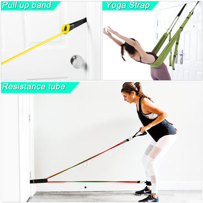 Manificent Door Anchor for Resistance Bands, Heavy Duty Padded Door Anchor System Door Hook