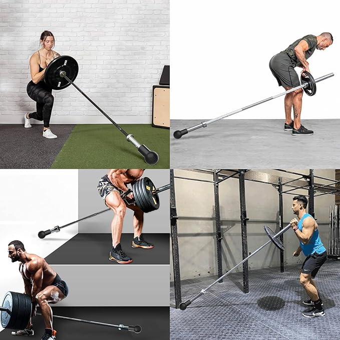 Landmine Attachment for Barbell 2 inch Olympic Bars Natural Rubber T Bar Row Attachment for Press, Row, Rotate, Split Squat Safety Sturdy and Easy to Use with 360° Rotation for Gym Home
